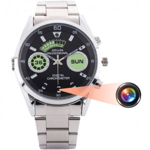 Karóra iUni SpyCam WP20, Full HD Kém kamera, Éjszakai látás, Audio-Videó, Fotó, Felvevő, 32GB - Img 2