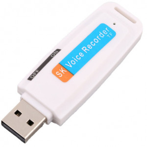 Kém mikrofon USB Stick iUni SpyMic STK99, Hangrögzítő, Fehér - Img 12