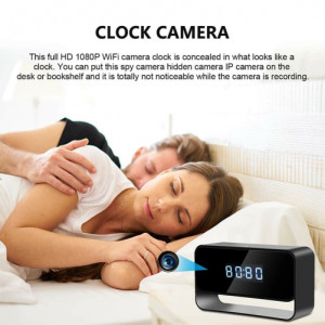 Óra SpyCam iUni IP27, 1080p Full HD Kém kamera, P2P, Vezeték nélküli, Éjszakai látás, Audió-Videó rögzítés, Mozgásérzékelő - Img 4