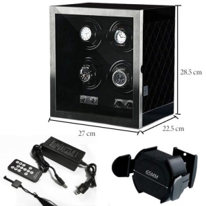 Óratartó doboz iUni Luxury Watch Winder 4, Fekete - Img 4