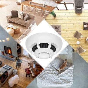 Rejtett Kémkamera az iUni D103 Füstérzékelőben, 8GB, Wi-Fi, 4K Nézet - Img 5
