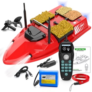 Etetőhajó iUni V803, 18000mAh, 4 Etető Rekesz, 3kg, 500m, 15km/h