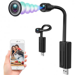 iUni W11 kémkamera, Wi-Fi, Full HD nézet, mozgásérzékelő, éjszakai látás - Img 6