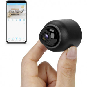 iUni X5 Mini kémkamera, vezeték nélküli, Full HD 1080p, audio-video, mozgásérzékelés, éjszakai látás - Img 7