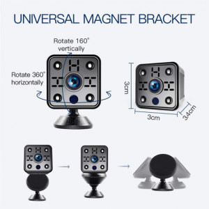 Mini kém kamera iUni IP35, Vezeték nélküli, Full HD 1080p, Audió-Videó, Mozgásérzékelő, Éjszakai látás - Img 3