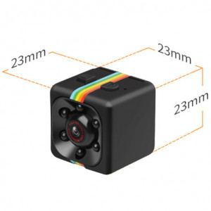 Mini kém kamera iUni SQ11, Full HD 1080p, Audió-Videó, Éjszakai látás, TV-Out, Fekete - Img 10