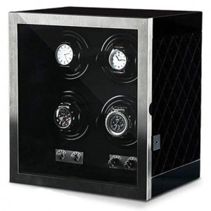 Óratartó doboz iUni Luxury Watch Winder 4, Fekete - Img 1