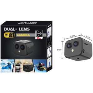 iUni D3 Két objektíves kémkamera, Wi-Fi, 4K, 170 fok, mozgásérzékelő, audio-video, fotó - Img 12