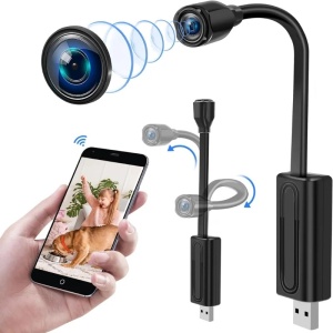 iUni W11 kémkamera, 8 GB, Wi-Fi, Full HD nézet, mozgásérzékelő - Img 3