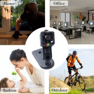 kamera iUni SQ11, Full HD 1080p, Audió-Videó, Éjszakai látás, TV-Out, Fekete - Img 11