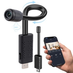 Kémkamera iUni A12, Wi-Fi, microSD kártyahely, élőkép telefonon - Img 2