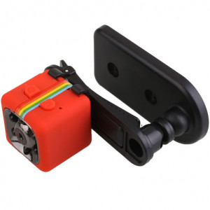 Mini kém kamera iUni SQ11, Full HD 1080p, Audió-Videó, Éjszakai látás, TV-Out, Piros - Img 3