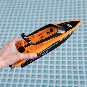 Távirányító csónak iUni RC Racing Boat Vízálló, 2.4Ghz frekvencia, Narancs - Img 5