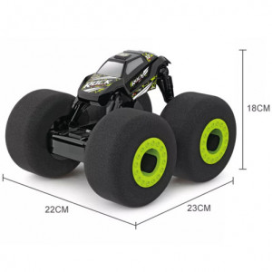 iUni F03 távirányítós autó, Monster Truck, 2.4Ghz, szivacs kerekek, zöld - Img 9