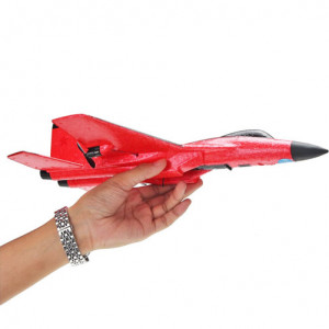 iUni FX820 távirányítós vadászrepülőgép, SU-35, Gyro, Crashworthy, Piros - Img 3