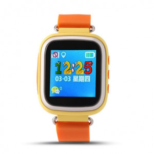 iUni Kid90 gyerek GPS okosóra, beépített telefon, SOS gomb, Bluetooth, LCD 1.44 hüvelyk, Narancssárga - Img 9