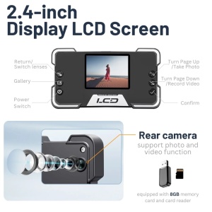 iUni M10 2 Kamerás Drón, 2.4 Hüvelykes LCD Képernyő, Wi-Fi FPV, microSD kártya mellékelve, Összecsukható, Élő Közvetítés Telefonon - Img 3