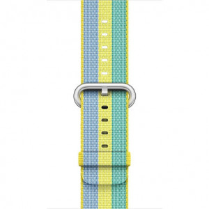 Apple Watch 1/2/3/4/5/6/7 szíj 40 mm iUni szövött heveder, Nylon, Pollen - Img 6