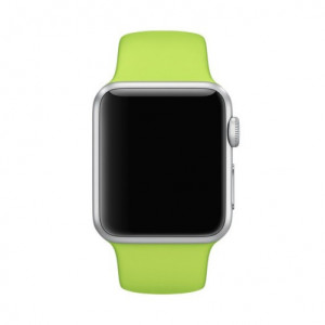 Apple Watch 1/2/3/4/5/6/7 szíj 40 mm szilikon iUni Zöld - Img 4