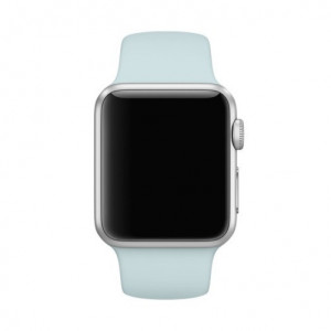 Apple Watch 1/2/3/4/5/6/7 szíj 42 mm szilikon iUni Türkiz - Img 8