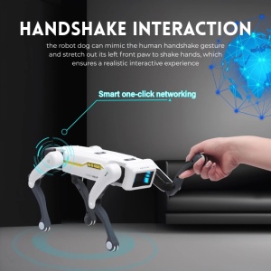 iUni 8002 Intelligens Robotkutya, Távirányító, Alkalmazás, Hangutasítások, Programozható, Több mint 25 Interaktív Funkció, Tánc, Történetek, Zene - Img 7