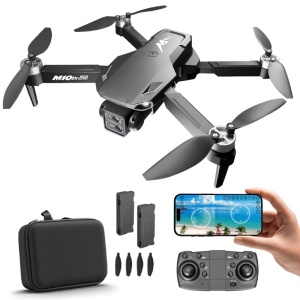 iUni M10 2 Kamerás Drón, 2 Akkumulátor, Wi-Fi FPV, Összecsukható, Élő Közvetítés Telefonon