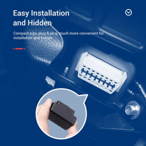 iUni OBD II autós GPS nyomkövető, 4G, korlátlan autonómia, Plug &amp; Track - Img 3