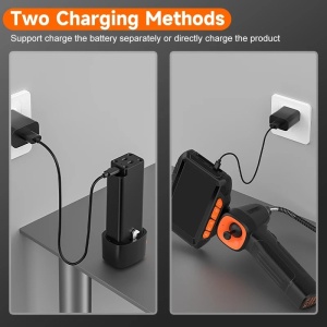 iUni VSP50 PRO Ipari Autóipari Vizsgálókamera, 720°-ban Forgatható, Joystick Vezérlésű, 5" IPS képernyő, 1M kábelhossz, 1080P, 6 Állítható LED, 6mm-es Objektív, IP67 Vízállóság, 4000mAh - Img 10