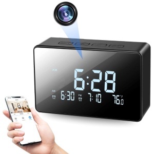 Kamera iUni IP61, Wi-Fi, Full HD, Éjjellátó, Beltéri Hőmérő, microSD-kártyahely