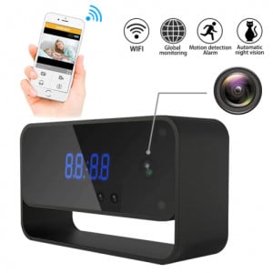 Óra SpyCam iUni IP27, 1080p Full HD Kém kamera, P2P, Vezeték nélküli, Éjszakai látás, Audió-Videó rögzítés, Mozgásérzékelő - Img 8
