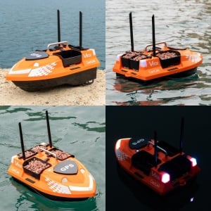 Etetőhajó iUni V802 PRO, GPS Autopilot, Giroszkóp és Automatikus Visszatérés a Partra, 4 Etetőtartály, 3kg, 500m, 12000mAh - Img 11