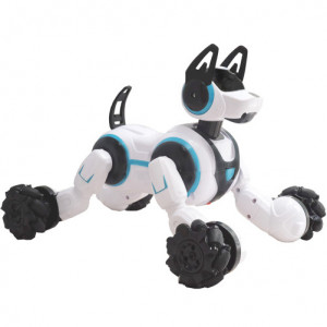 iUni 800A gesztus- és távirányítós intelligens robotkutya, 360°-os forgás, fehér színű - Img 3