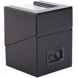 iUni Óraforgató Doboz 1db Órához, Watch Winder, Fekete-Krém - Img 8