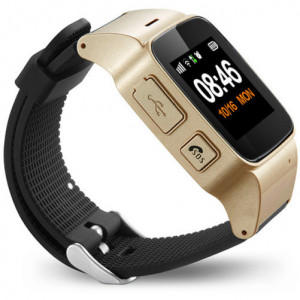 iUni U100 Plus gyermekek és felnőttek GPS okosóra, beépített telefon, Display Color, Wi-fi, SOS gomb, Arany - Img 7