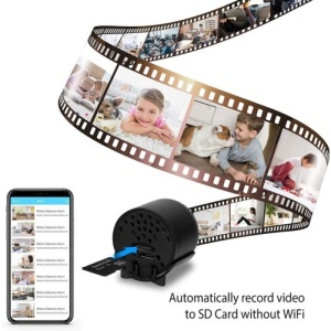 iUni X5 Mini kémkamera, vezeték nélküli, 16GB, Full HD 1080p, Audio-Video, mozgásérzékelés, éjszakai látás - Img 3