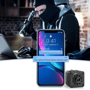Mini kém kamera iUni IP34, Wi-Fi, 8GB, Full HD, Audio-Video, Éjszakai látás, Leszerelhető elem - Img 6