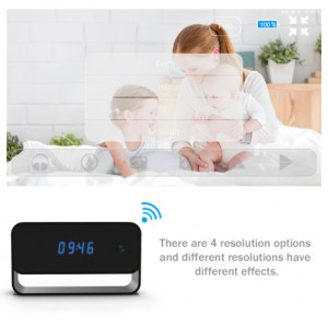 Óra SpyCam iUni IP27, 1080p Full HD Kém kamera, P2P, Vezeték nélküli, Éjszakai látás, Audió-Videó rögzítés, Mozgásérzékelő - Img 9