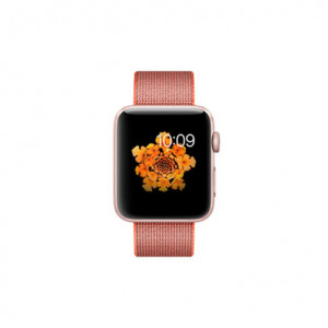 Apple Watch 1/2/3/4/5/6/7 szíj 42 mm iUni szövött heveder, nylon, Vörös Bársony - Img 8
