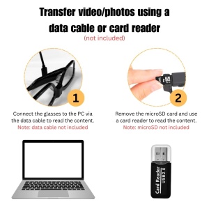 iUni G7 Kémkamera Szemüveg, Full HD, Éjjellátó, MicroSD Kártya Támogatás - Img 8
