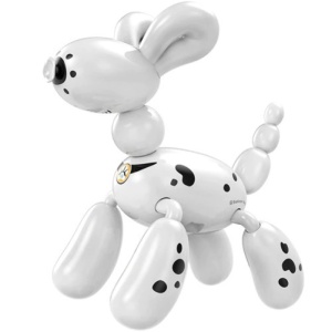 iUni K32A intelligens robotkutya, lufi kutya, 50 vezérlő, érintésvezérlés, távirányító, fekete-fehér - Img 1