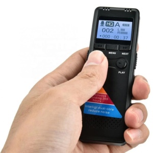 Kém mikrofon iUni SpyMic REP01, Professzionális hangrögzítő, 8GB, MP3 Player - Img 2