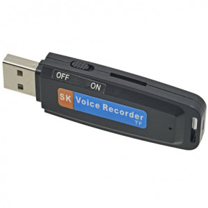 Kém mikrofon USB Stick iUni SpyMic STK99, Hangrögzítő, Fekete - Img 9