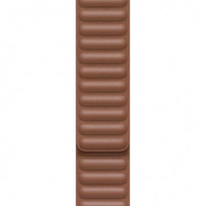 Apple Watch Apple Watch 1/2/3/4/5/6/7 kompatibilis szíj, iUni Leather Link, 42mm, Barna - Img 5