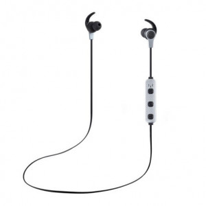 Bluetooth fülhallgató iUni CB41, Mágnes, Érintésmentes, Szürke - Img 2