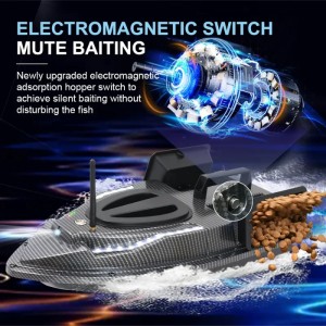 Etetőhajó iUni V900, GPS, 2 Etető Rekesz, 1.5kg, 500m, 5200mAh, 6km/h, 2.4GHz Távirányító - Img 10