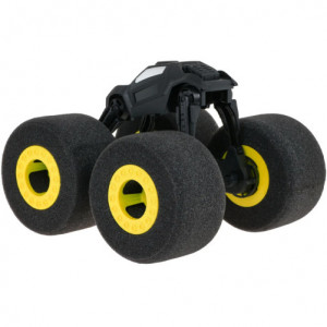 iUni F03 távirányítós autó, Monster Truck, 2.4Ghz, szivacs kerekek, sárga - Img 8