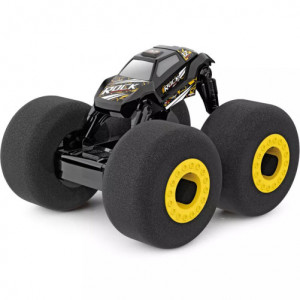 iUni F03 távirányítós autó, Monster Truck, 2.4Ghz, szivacs kerekek, sárga - Img 2