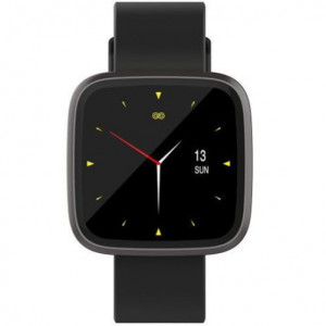 iUni H5 okosóra, Érintőképernyő, Bluetooth, Értesítések, Lépésszámláló, Fekete - Img 4