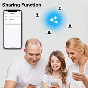 iUni SS1 intelligens aljzat, WiFi, 16A, fogyasztásfigyelés, Smart Life / Tuya APP, Alexa/Google Assistant kompatibilis, Fekete - Img 8