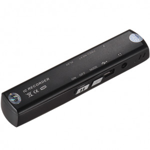 Kém mikrofon iUni SpyMic REP02, Professzionális hangrögzítő, 8GB, MP3 Player - Img 11